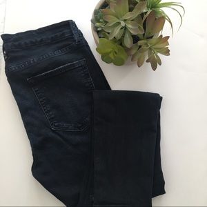 Good American “good legs” dark denim wash